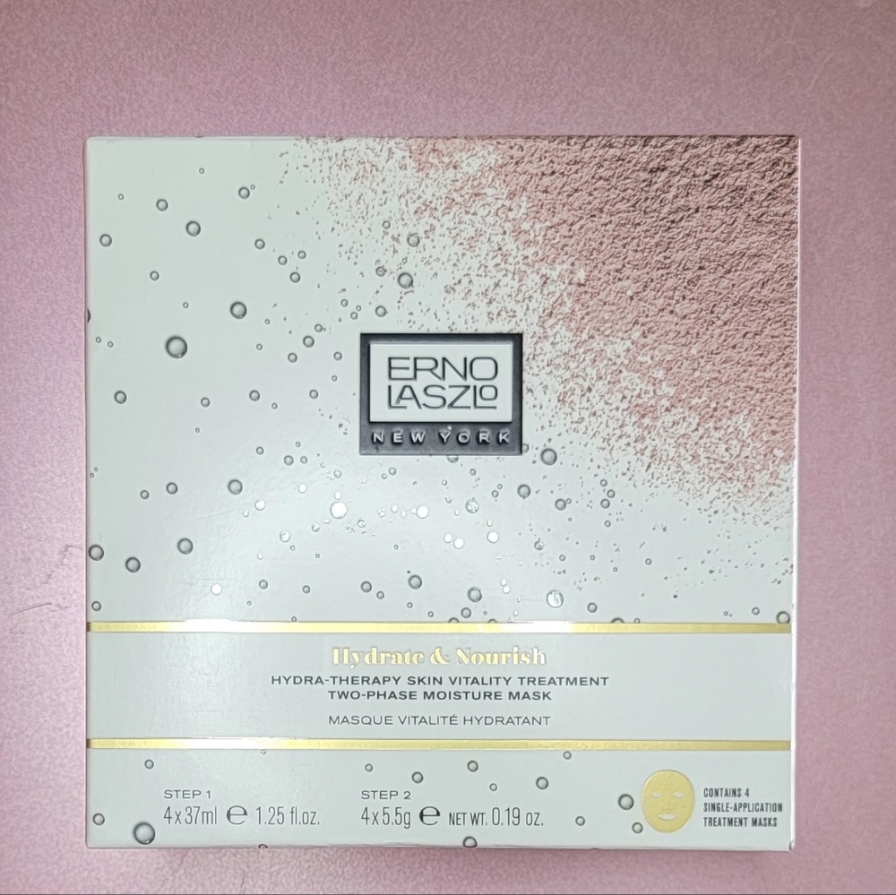 ERNO Laszlo Vitality Mask Hydra-Therapy Skin Two-Phase Moisture Mask - Spa Fav!